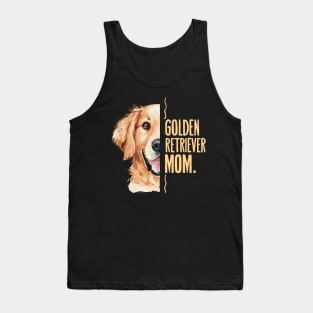 Golden Retriever Mom Cute Dog Lover Quote Tank Top
